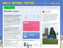 Tablet Screenshot of mellsdaffodilfestival.co.uk